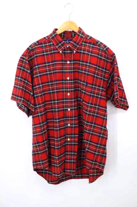 RALPH LAUREN(ラルフローレン) BIG SHIRT スモールポニー刺繍チャック柄BDシャツ メンズ トップス カジュアルシャツ