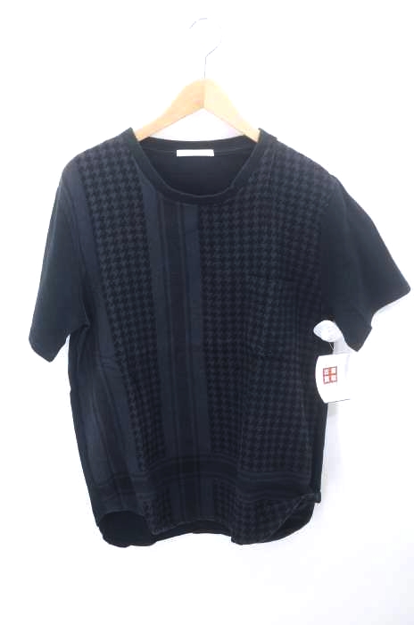 DISCOVERED(ディスカバード) 千鳥格子柄 切替ポケットTシャツ メンズ JPN：1 JPN：1
