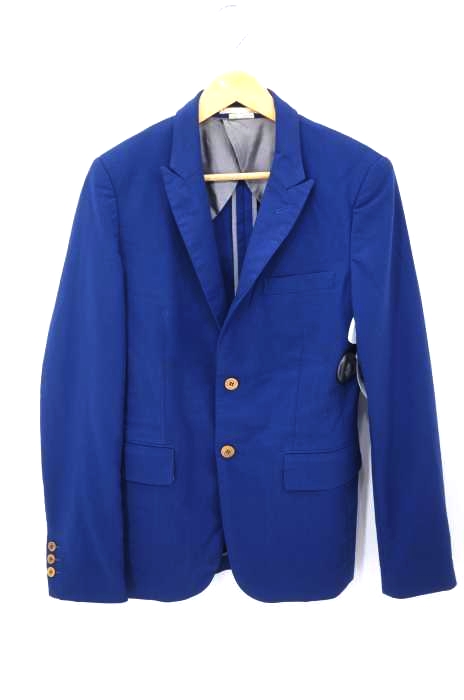 COMME des GARCONS HOMME PLUS(コムデギャルソンオムプリュス) AD2007 08SS 縮絨加工 製品染め 2Bテーラードジャケット メンズ アウター ジャケット