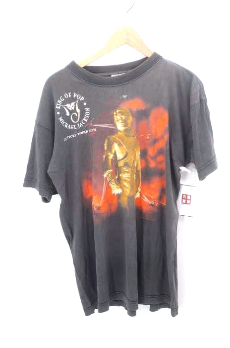 USED古着(ユーズドフルギ) 90S 1996年コピーライト MICHAEL JACKSON ヒストリー ワールドツアーTシャツ メンズ 表記無 表記無