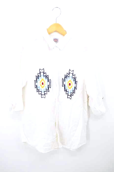 Chiang Mai Deluxe by GAIJIN MADE(チャンマイデラックス バイ ガイジンメイド) チマヨ柄刺繍シャツ メンズ  3