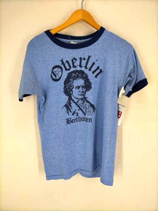 USED古着（ユーズドフルギ） Beethoben Oberlin  ベートーヴェン リンガーTシャツ メンズ トップス Tシャツ・カットソー