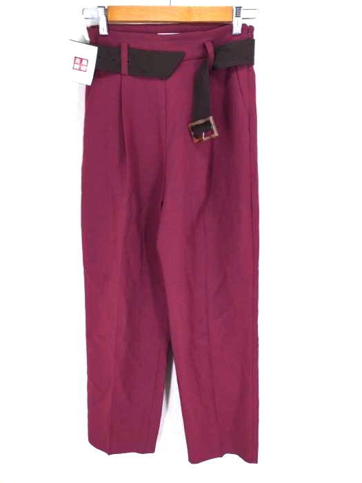 moussy(マウジー) WAIST BELT TUXEDO PANTS レディース JPN:2 JPN:2
