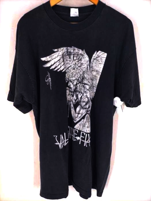 USED古着（ユーズドフルギ） 90s VALENTINE FIX Distressed Oversized Vintage T Shirt メンズ トップス Tシャツ・カットソー