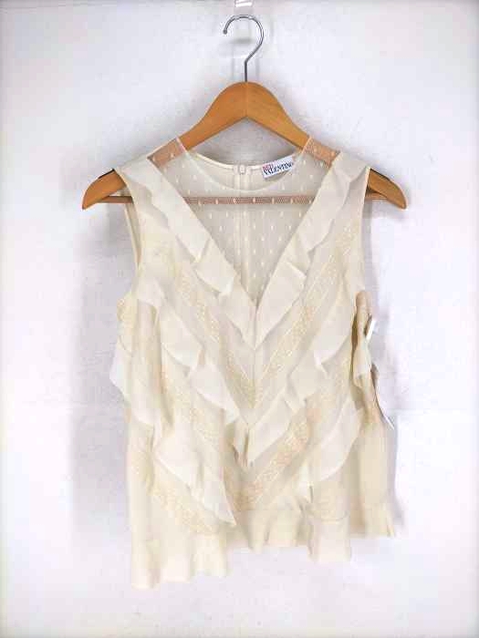 RED VALENTINO(レッドヴァレンティノ) sleeveless ruffled blouse レディース US：40 US：40
