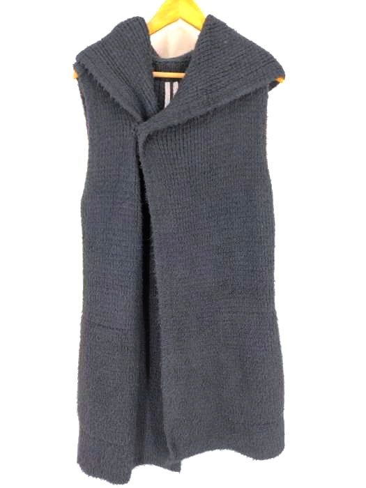 RICK OWENS（リックオウエンス） 15AW Sleeveless Silk Knit Hoodie レディース トップス ニット・セーター