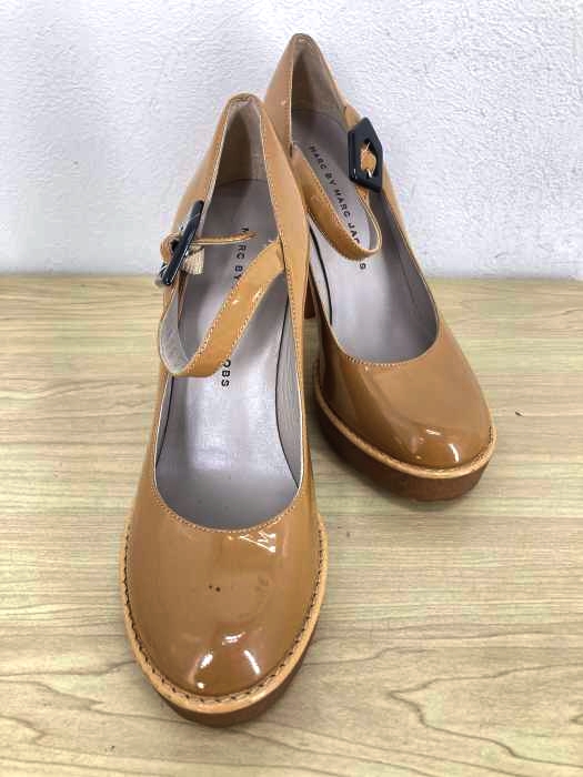 Marc by Marc Jacobs(マークバイマークジェイコブス) エナメル アンクルストラップ パンプス レディース  36 1/2