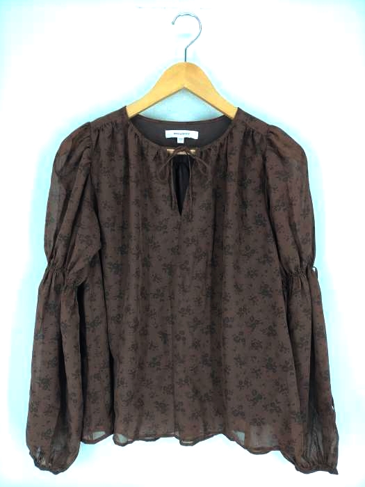 moussy(マウジー) SHEER FLOWER BLOUSE レディース FREE FREE