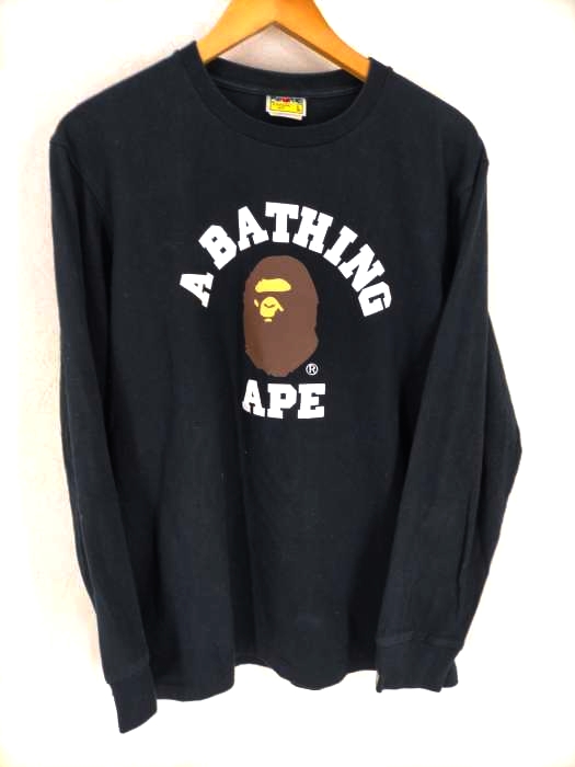 A BATHING APE(アベイシングエイプ) ロゴプリントカットソー メンズ トップス Tシャツ・カットソー