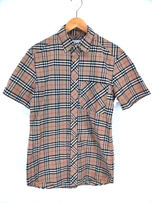 BURBERRY（バーバリー） 19AW SHORT SLEEVE SMALL CHECK SHIRTS TB メンズ トップス カジュアルシャツ