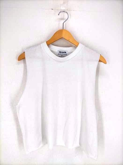 Upcycle(アップサイクル) 切りっぱなしノースリーブカットソー レディース JPN：M JPN：M