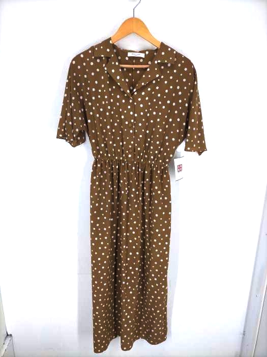 Demi Luxe BEAMS(ビームス) オープンカラー ドットワンピース レディース JPN：36 JPN：36