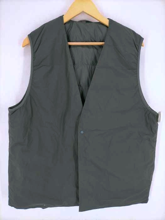 MUJILABO（ムジラボ） 21AW 撥水ポケッタブル リバーシブル ダウンベスト メンズ アウター ジャケット
