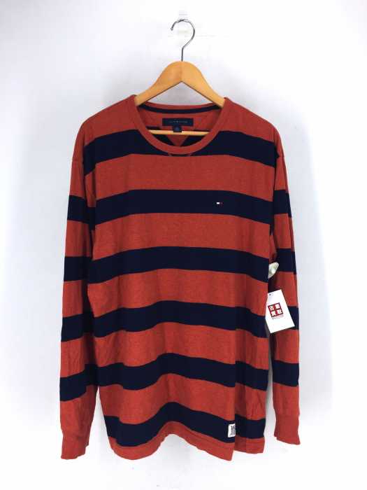 TOMMY HILFIGER（トミーヒルフィガー） ボーダー ロングスリーブカットソー メンズ トップス Tシャツ・カットソー
