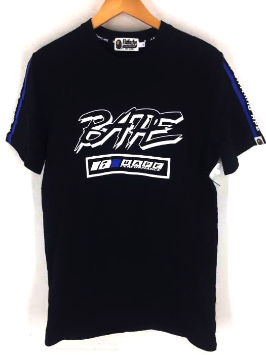 A BATHING APE（アベイシングエイプ） プリントクルーネックTシャツ レディース トップス Tシャツ・カットソー