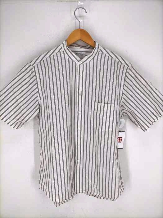 BEAUTY & YOUTH UNITED ARROWS（ビューティーアンドユースユナイテッドアローズ） ストライプ バンドカラー リラックスレギュラー シャツ メンズ トップス カジュアルシャツ