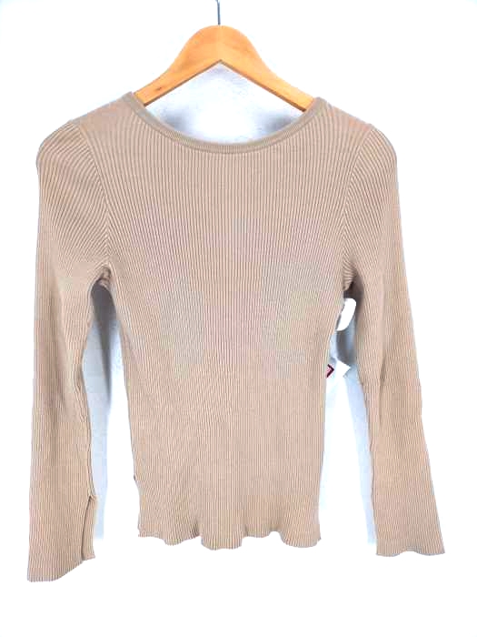 MACPHEE(マカフィー) コットンリブ バックレースアッププルオーバー レディース JPN：S JPN：S