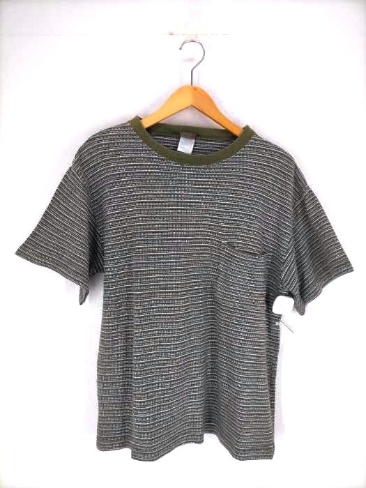 USED古着（ユーズドフルギ） USA製 ROBERT ボーダーポケットTシャツ メンズ トップス Tシャツ・カットソー