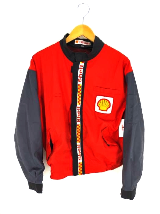 USED古着（ユーズドフルギ） Shell パッチワークジップアップナイロンブルゾン メンズ アウター ジャケット