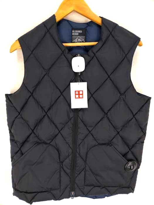 MT.RAINIER DESIGN（マウントレーニアデザイン） ZIP UP QUILT DOWN VEST メンズ アウター ジャケット