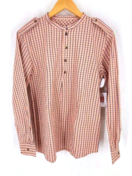 A.P.C.(アーペーセー) エポレット付きチェックバンドカラープルオーバーシャツ メンズ JPN：XS JPN：XS
