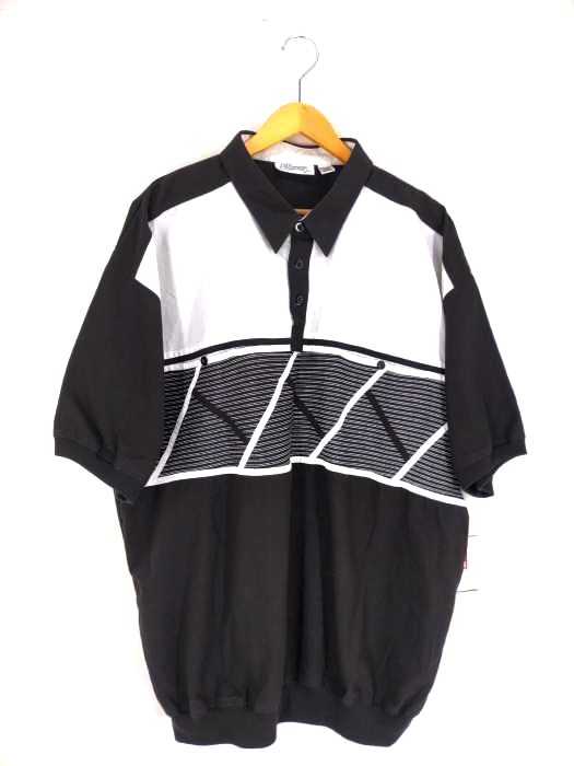 USED古着(ユーズドフルギ) AN ALEXXIS デザインポロシャツ メンズ トップス カジュアルシャツ