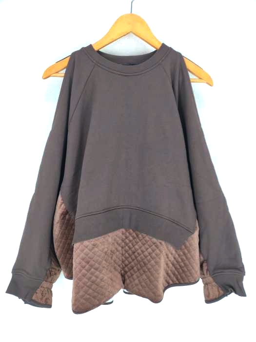 EMODA（エモダ） LAYER DOCKING TOP レディース トップス スウェット・トレーナー