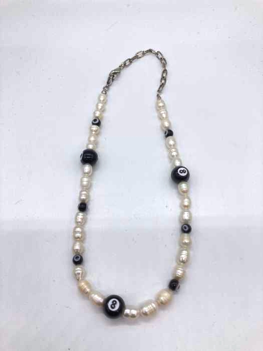 USED古着（ユーズドフルギ） 8ボール パールネックレス メンズ アクセサリー ネックレス・ペンダント