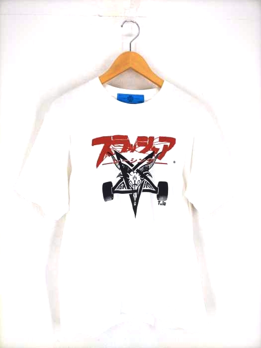 THRASHER(スラッシャー) レーシングロゴクルーネックTシャツ メンズ JPN：M JPN：M