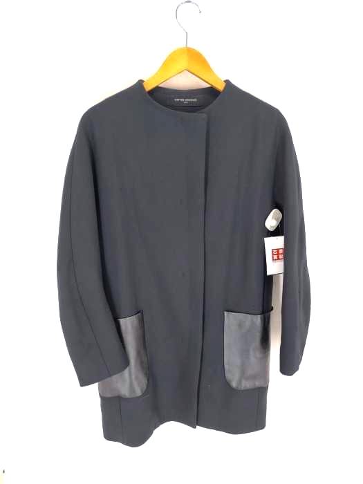 UNITED ARROWS(ユナイテッドアローズ) ポリエステル ノーカラーコート レディース JPN：38 JPN：38
