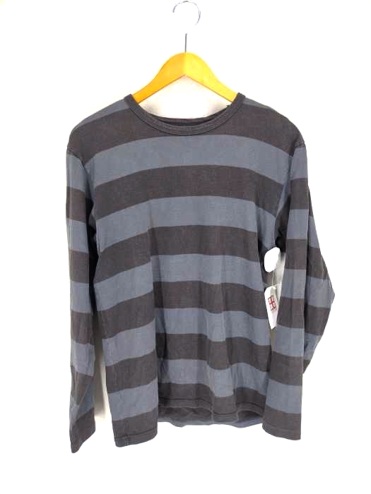 Agnes b.homme(アニエスベーオム) ボーダークルーネックカットソー メンズ トップス Tシャツ・カットソー