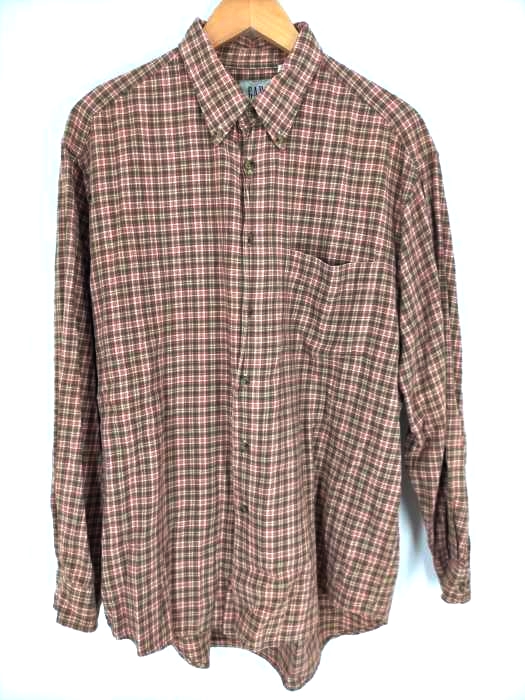 Gap(ギャップ) 90S 白タグ チェック柄BDシャツ メンズ トップス カジュアルシャツ