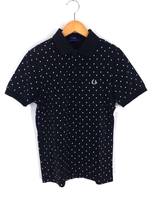 FRED PERRY(フレッドペリー) ワンポイント刺繍総柄ポロシャツ メンズ トップス ポロシャツ