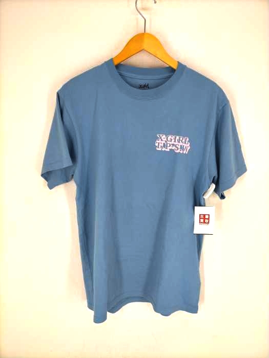 X-girl（エックスガール） HIBISCUS FACE S/S TEE レディース トップス Tシャツ・カットソー