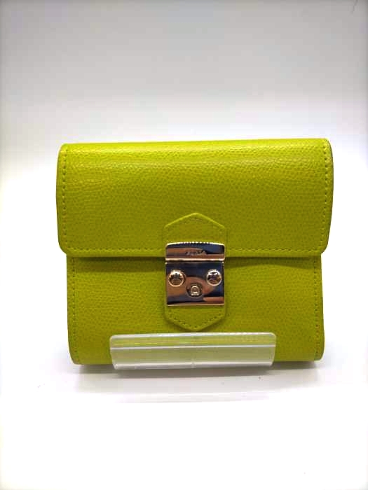 FURLA(フルラ) 三つ折りレザーウォレット シボ革 レディース 表記無 表記無