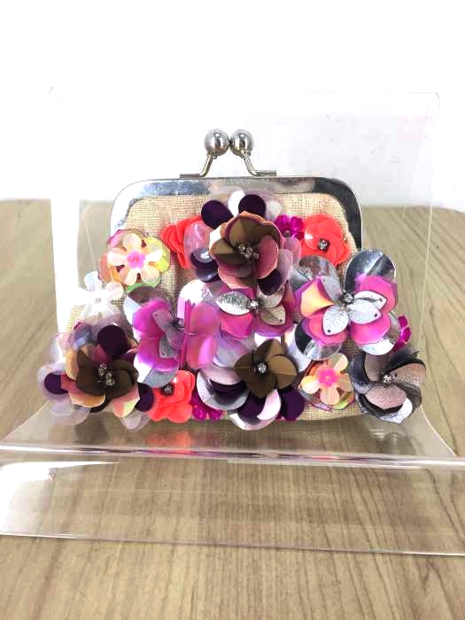 Accessorize(アクセサライズ) スパンコール加工がま口ウォレット レディース 表記無 表記無