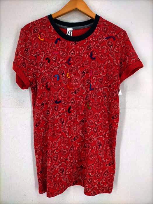 OAXACA(オアハカ) ペイズリー柄クルーネックTシャツ レディース JPN:S JPN:S