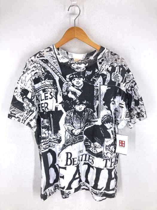 USED古着（ユーズドフルギ） FANTASY A&G INC. THE BEATLES 転写フルプリントTシャツ パキ綿 メンズ トップス Tシャツ・カットソー