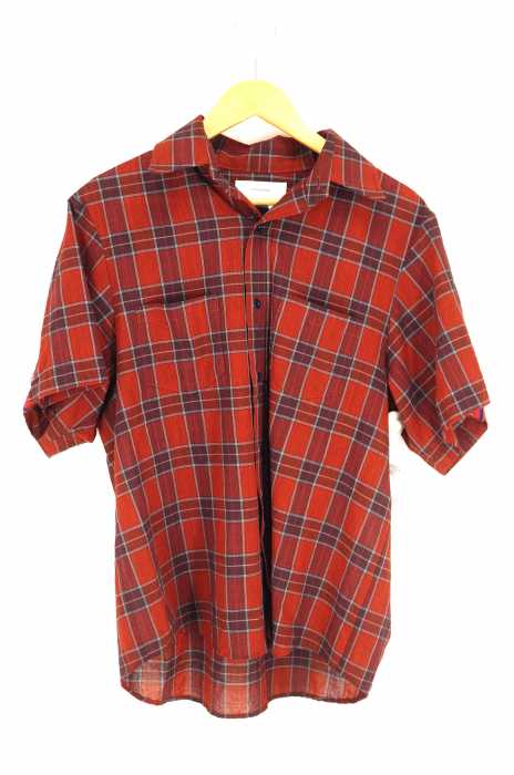 FACETASM (ファセッタズム) Plaid short-sleeve shirt メンズ トップス カジュアルシャツ