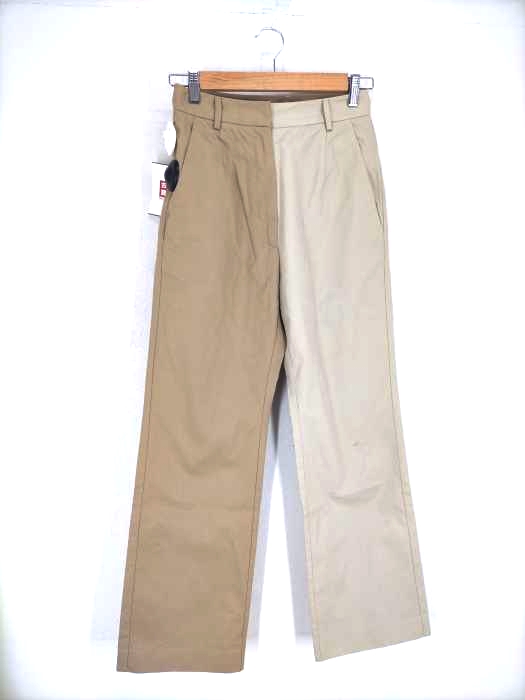 MM6 Maison Margiela(エムエムシックス メゾンマルジェラ) TwoTone Straight Trousers バイトーナルパンツ レディース JPN：38 JPN：38