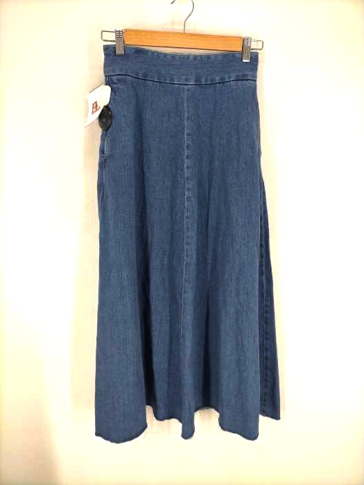 HYSTERIC GLAMOUR(ヒステリックグラマー) USED加工 デニム マキシフレアスカート レディース JPN:S JPN:S