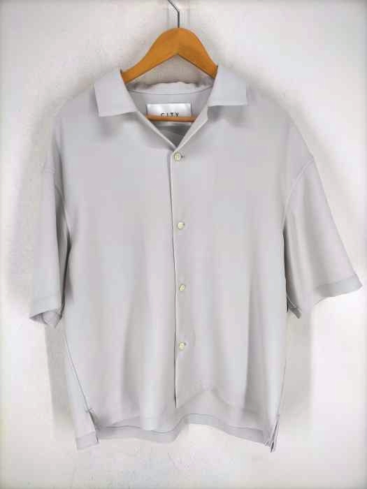 CITY（シティー） GEORGETTE OPEN COLLAR SHIRTS メンズ トップス カジュアルシャツ