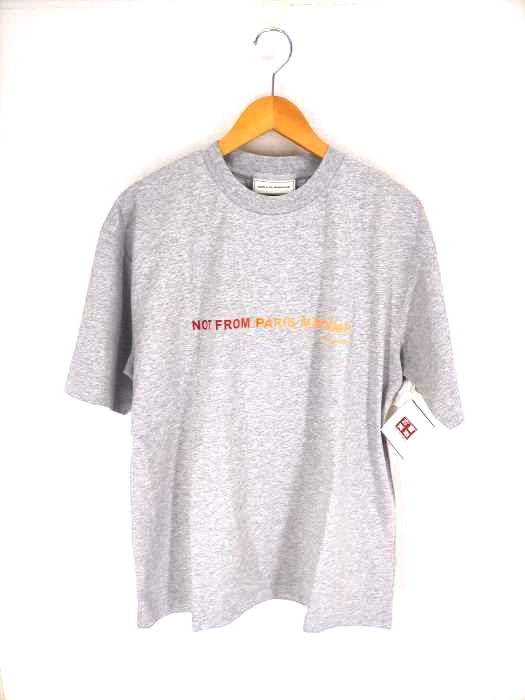 DROLE DE MONSIEUR(ドロールドムッシュ) SHADED SLOGAN TSHIRT メンズ JPN：M JPN：M