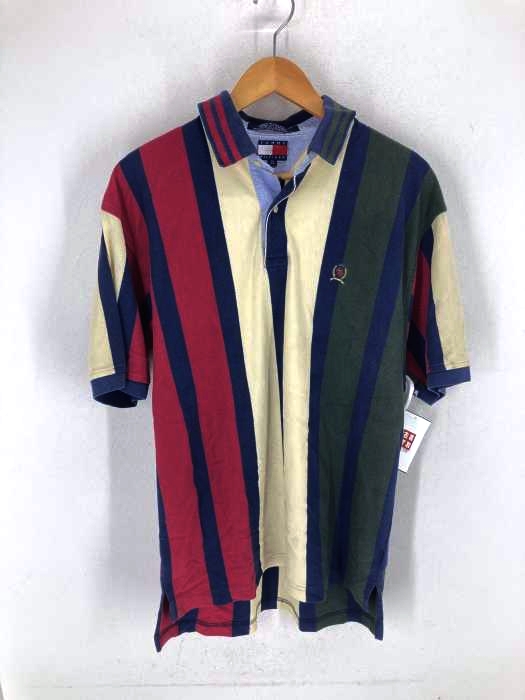 TOMMY HILFIGER(トミーヒルフィガー) 90s ワンポイント刺繍半袖ポロシャツ メンズ トップス ポロシャツ