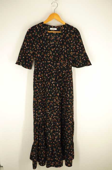 fifth（フィフス） 小花柄カシュクールロングワンピース レディース ワンピース マキシ