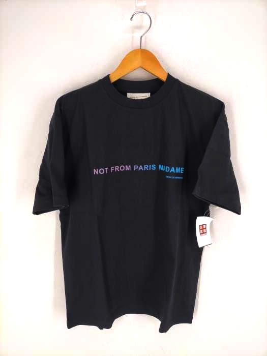 DROLE DE MONSIEUR(ドロールドムッシュ) SHADED SLOGAN TSHIRT メンズ JPN:S JPN:S