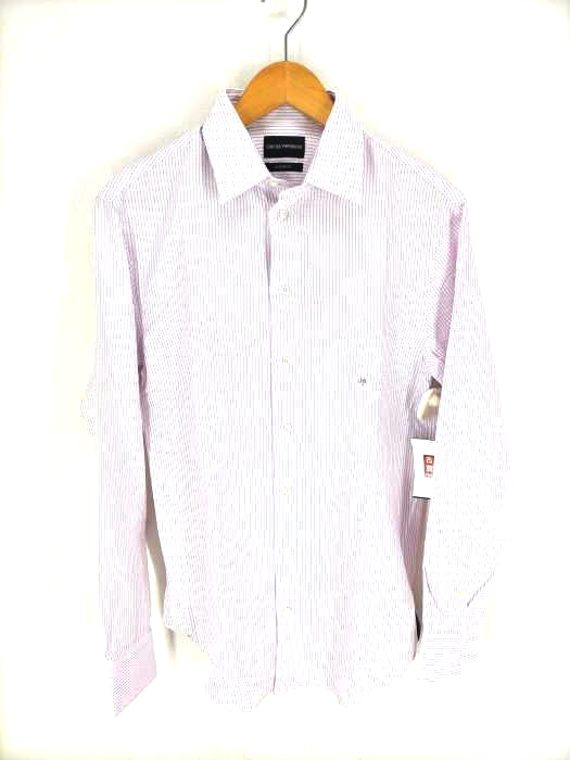 EMPORIO ARMANI(エンポリオアルマーニ) ストライプドレスシャツ メンズ US：38 US：38