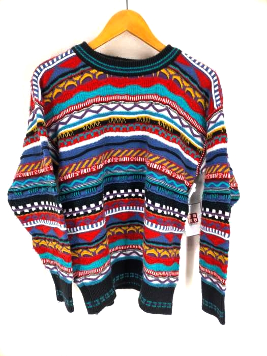 florence tricot(フローレンス トリコット) 90s ブルガリア製 コットンアクリル3Dニット メンズ JPN：S JPN：S