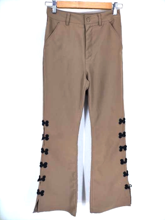 X-girl(エックスガール) CHINA SLIT FLARE PANTS レディース JPN：S JPN：S