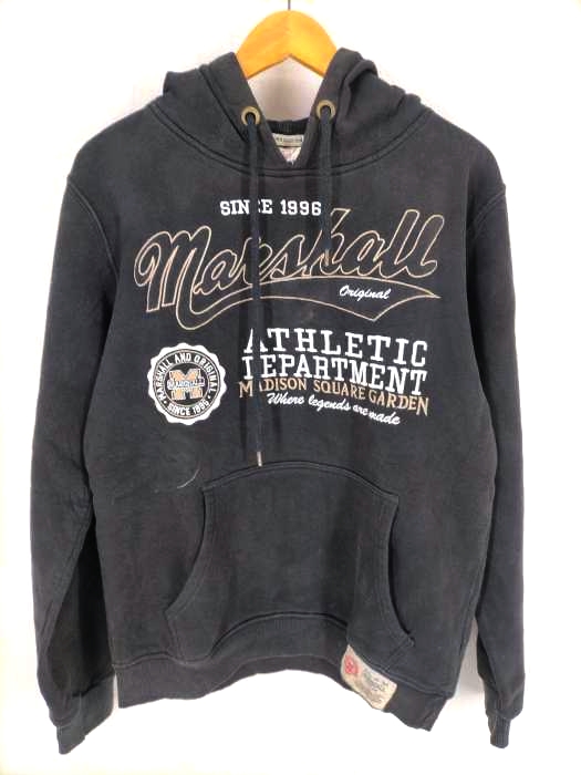 USED古着(ユーズドフルギ) MARSHALL(マーシャル)FRENCH COLLECTION ロゴ刺 ?ワッペンプルオーバーパーカー メンズ JPN:XL JPN:XL